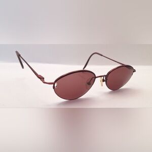 Silver Dollar Joy Purple Oval Sunglasses Frames Only